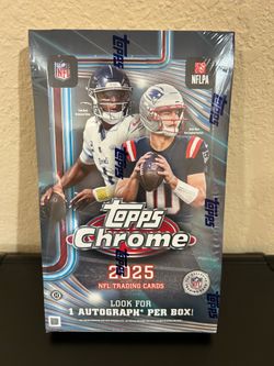 Topps Chrome NFL 2025 Football Hobby Box