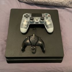 PS4 Slim Playstation 4 Slim  (Works perfect) Comes With Controller/headset/strikepack If Needed