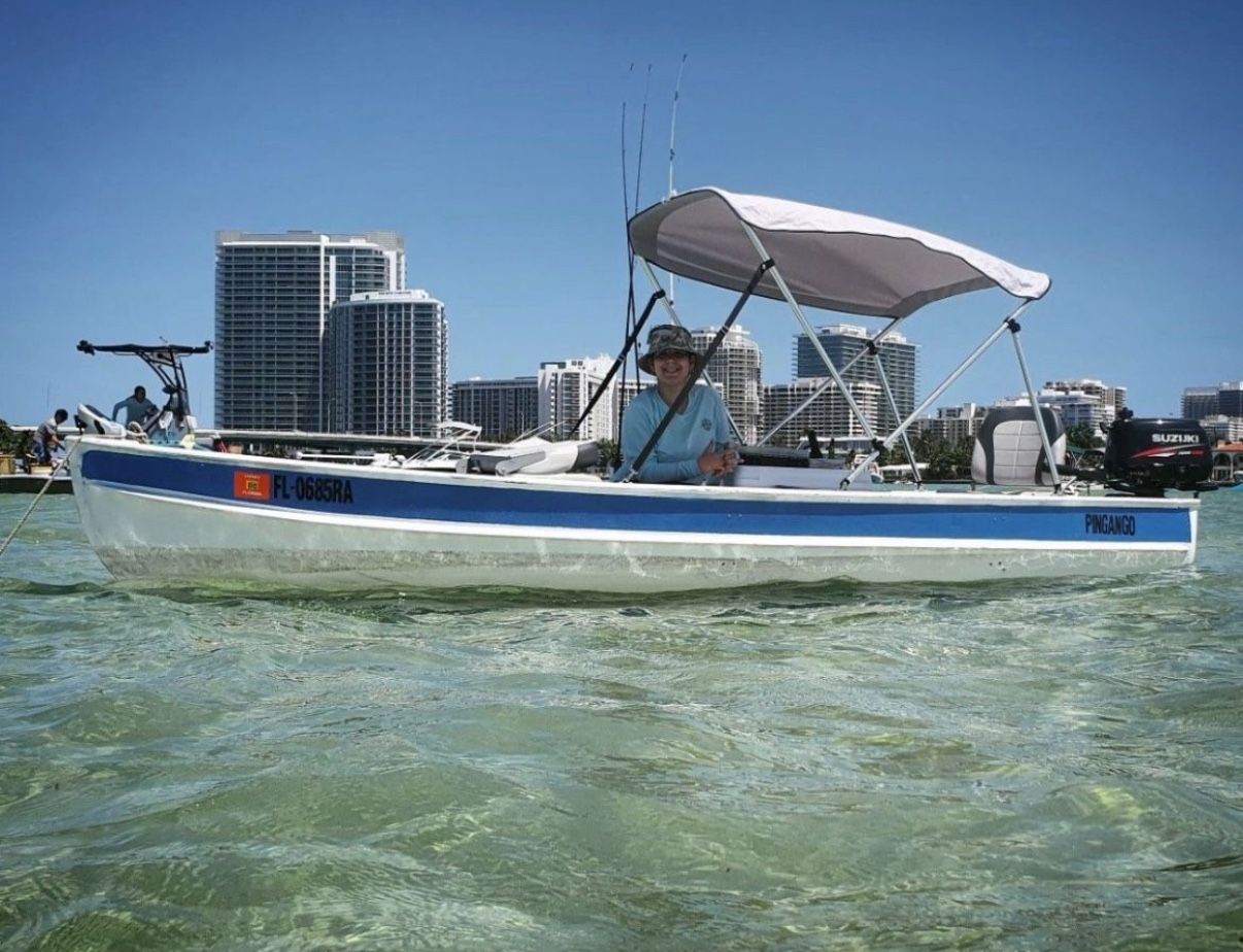 14ft Jon Boat With Trailer & 6HP Suzuki Motor