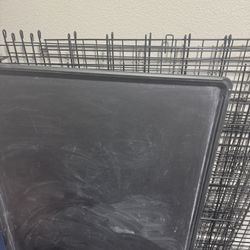 XX-Large Heavy Duty Double Door Wire Dog Crate,