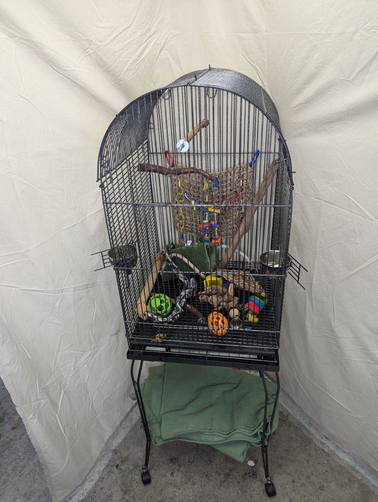 Bird Cage With Stand