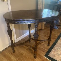 Antique Wooden Ornate Side Table