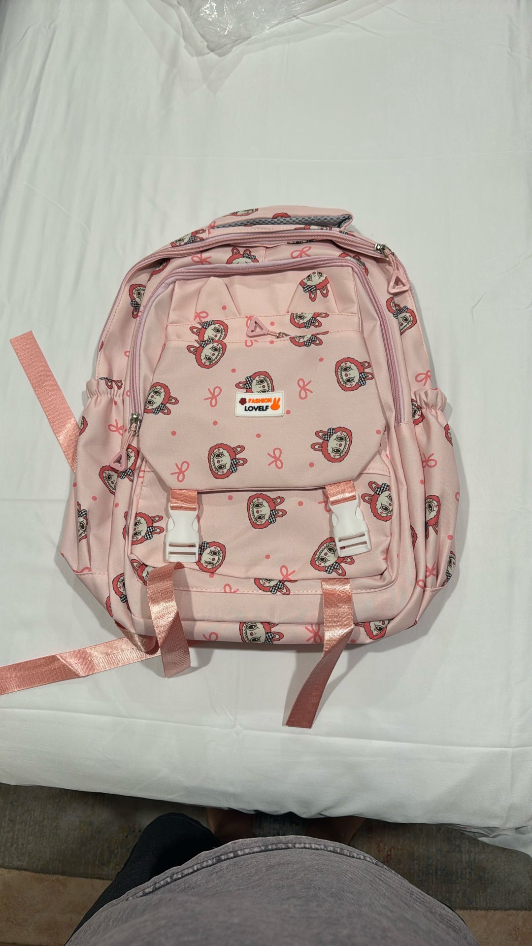 Pink Labubu Backpack