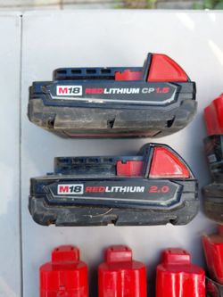 Milwuakee M18 Battery 1.5 2.0