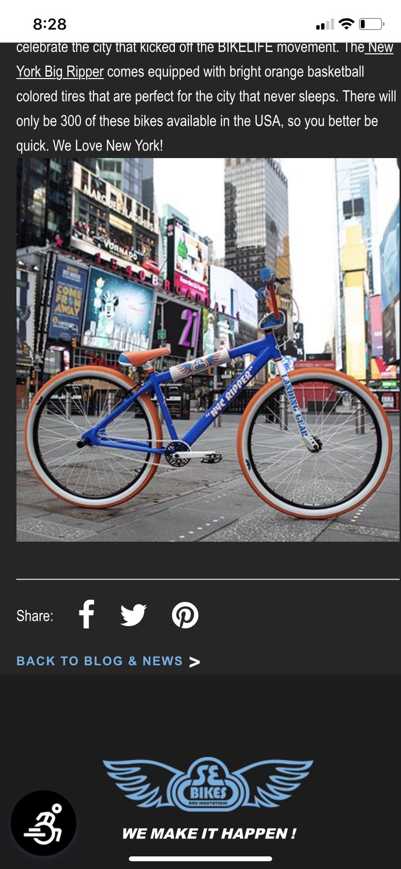 SE. 29.. NYC. Big Ripper. Brand New!