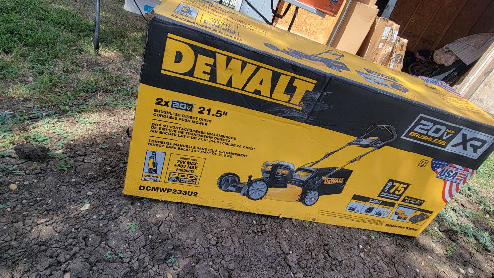 Brand New Dewalt Mower $200obo No Batteries Included 