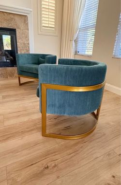 Modern accent chairs ( set of 2)