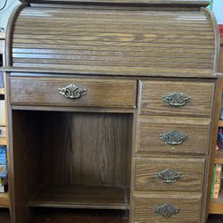 Vintage Roll Top Desk 