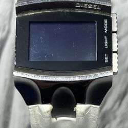 Diesel Men’s Digital LCD Watch DZ-7062 Only The Brave” Stainless Steel & Leather