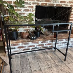 Small metal desk
