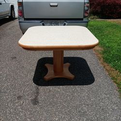 Tile Top Table W/Leaf And Chairs