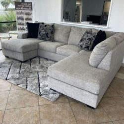 Megginson Storm Sectional Oversized Ashley 