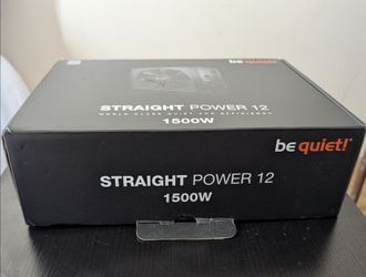 Gaming PC power supply be quiet! Straight Power 12 1500W PSU  80+ Platinum