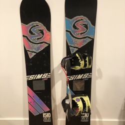 Vintage Sims Snowboard