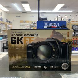 Black Magic Pocket Cinema Camera 6k Pro 