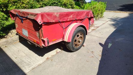 4x6 Trailer 2 ft deep.