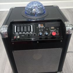 QFX Portable Party Bluetooth Karaoke Loudspeaker