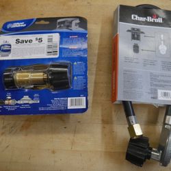 Char-Broil Universal 24 in Hose and Regulator (contact info removed)P06 W GAS LEVEL INDICATOR. NEW 