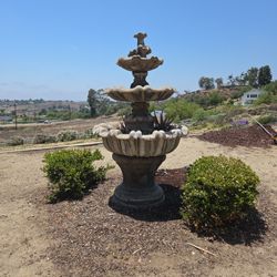 Solid Concrete Fountain
