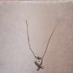 Vintage Tiffany & Co Paloma S Silver Loving Heart Large