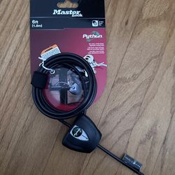 Master Lock Python 6 ft adjustable cable