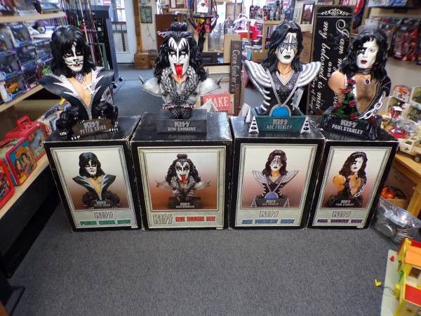 Kiss Busts Lifesize Statues. 1999 Spencer Gifts Collectible Kiss Busts Hard To Find As A Set Of 4. Make An Offer