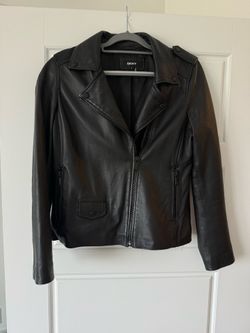 Leather jacket DKNy