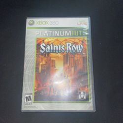Microsoft Xbox 360 Saints Row Platinum Hits CIB