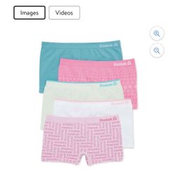 Reebok NEW Girls Panties Size 6-7