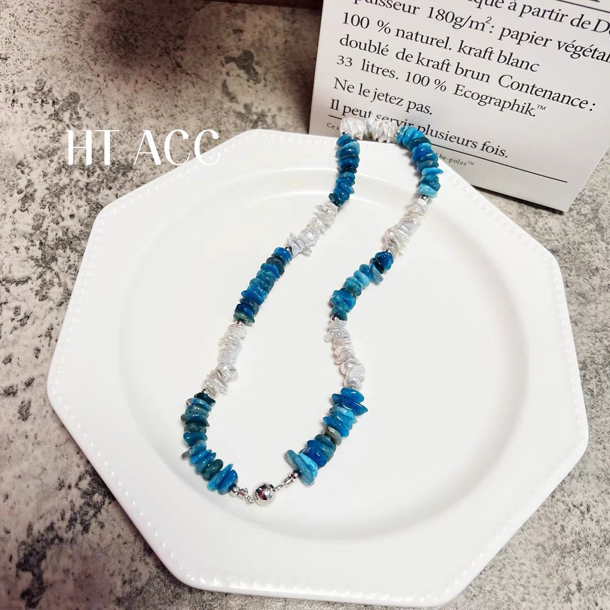 Gemstone & Pearl Necklace