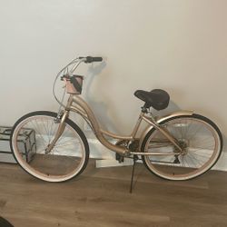 Metallic Pink SHIMANO Micro Shift 7 Speed Bicycle