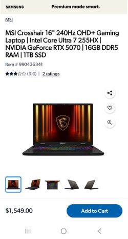 RTX 5070  240 HZ MSI
