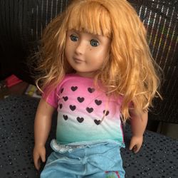 Ginger Haired American Girl Doll Clothes Are 10$ Extra
