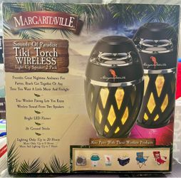 Tiki Torch Wireless light up Speakers (2 pc)