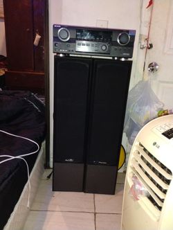 speakers and receiver
