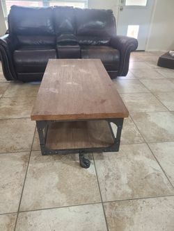 Wheeled Console / Coffee Table