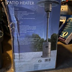 Fire Sense 46,000 BTU Patio Space Heater Gray 1902415