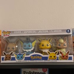 Pokemon Funko Pop Eeveee 4 Pack