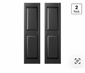 Builders edge Raised Panel Shutters