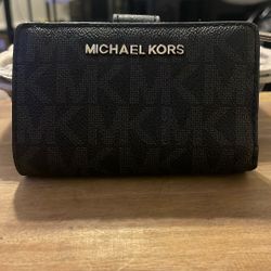 Authentic Black MK Wallet