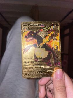 Charizard VMAX Gold Metal Card