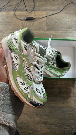 Olive green bottegas size 10.5