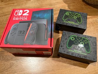 Nintendo Switch 2 Console + 2 Wireless RGB Controllers (Everything Brand New, Never Opened)