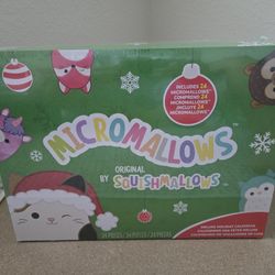 Micromallows  2.5” Squishmallows Holiday Advent Calendar 2024 - 24pc