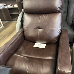 Brown Leather Recliner
