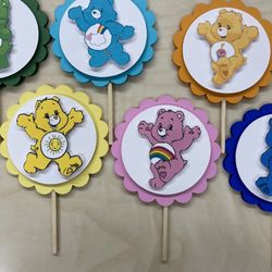 Care Bear Cupcake Toppers