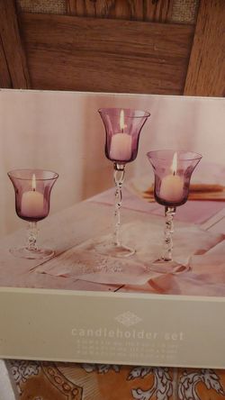 Candle set (brand new in original box)