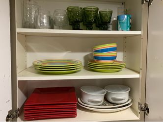 35-Piece Dishware & Glassware Bundle - Plates, Goblets, Mugs & Glasses