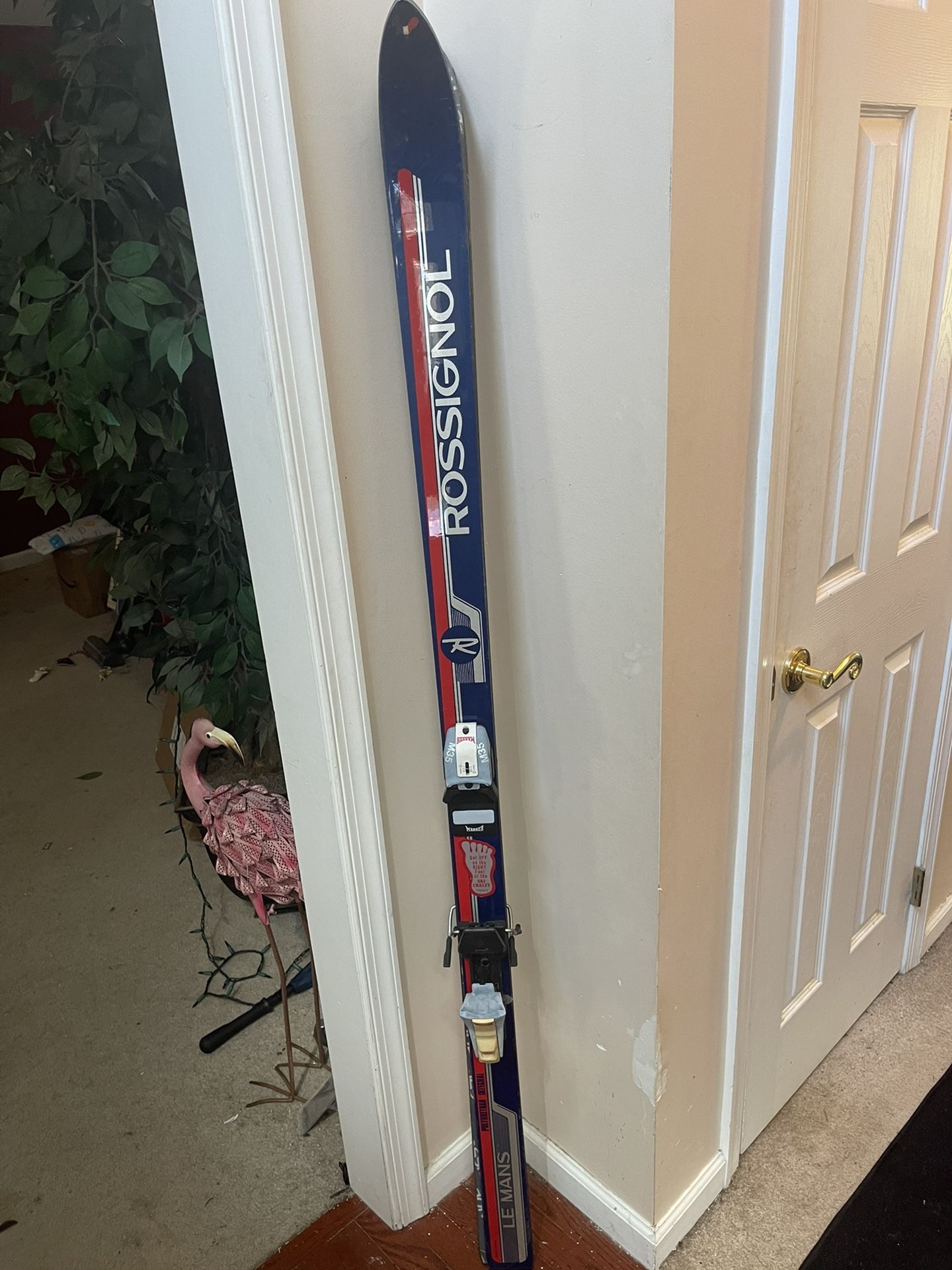 Vintage Rossignol Le Mans skis. Polyurethane Integral.