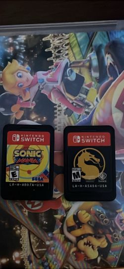 Nintendo Switch Game Cartridges Sonic Mania & Mortal Kombat